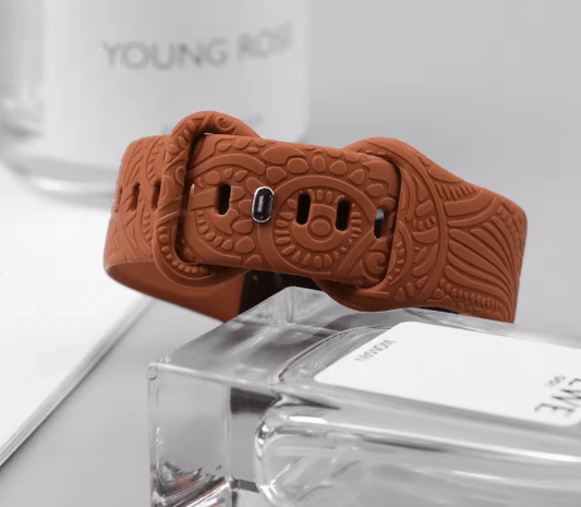 Designer Silicone Watch Strap